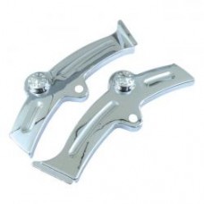 MCS SOFTAIL SWINGARM COVERS, SLOTTED